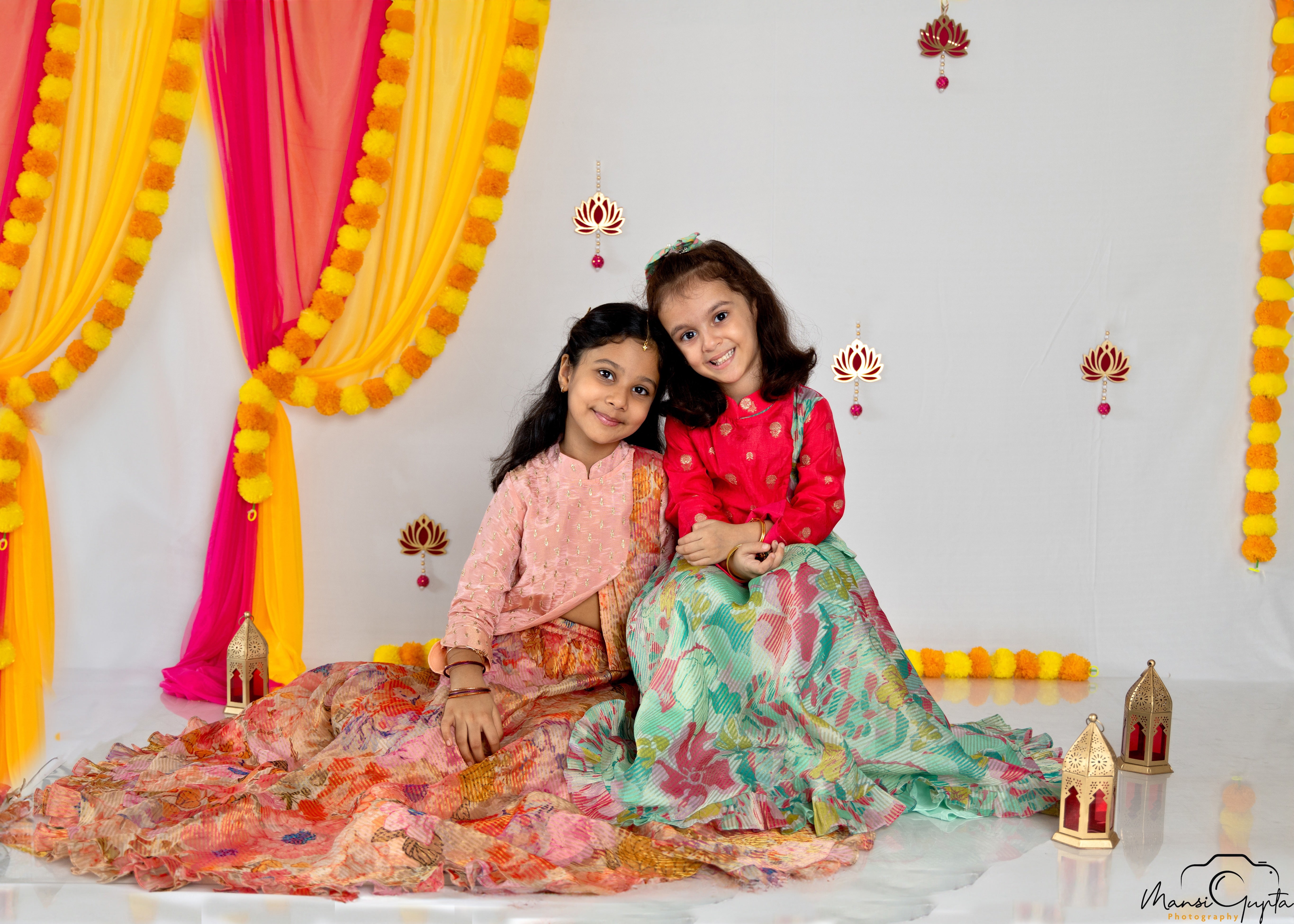 Blush bloom lehenga set