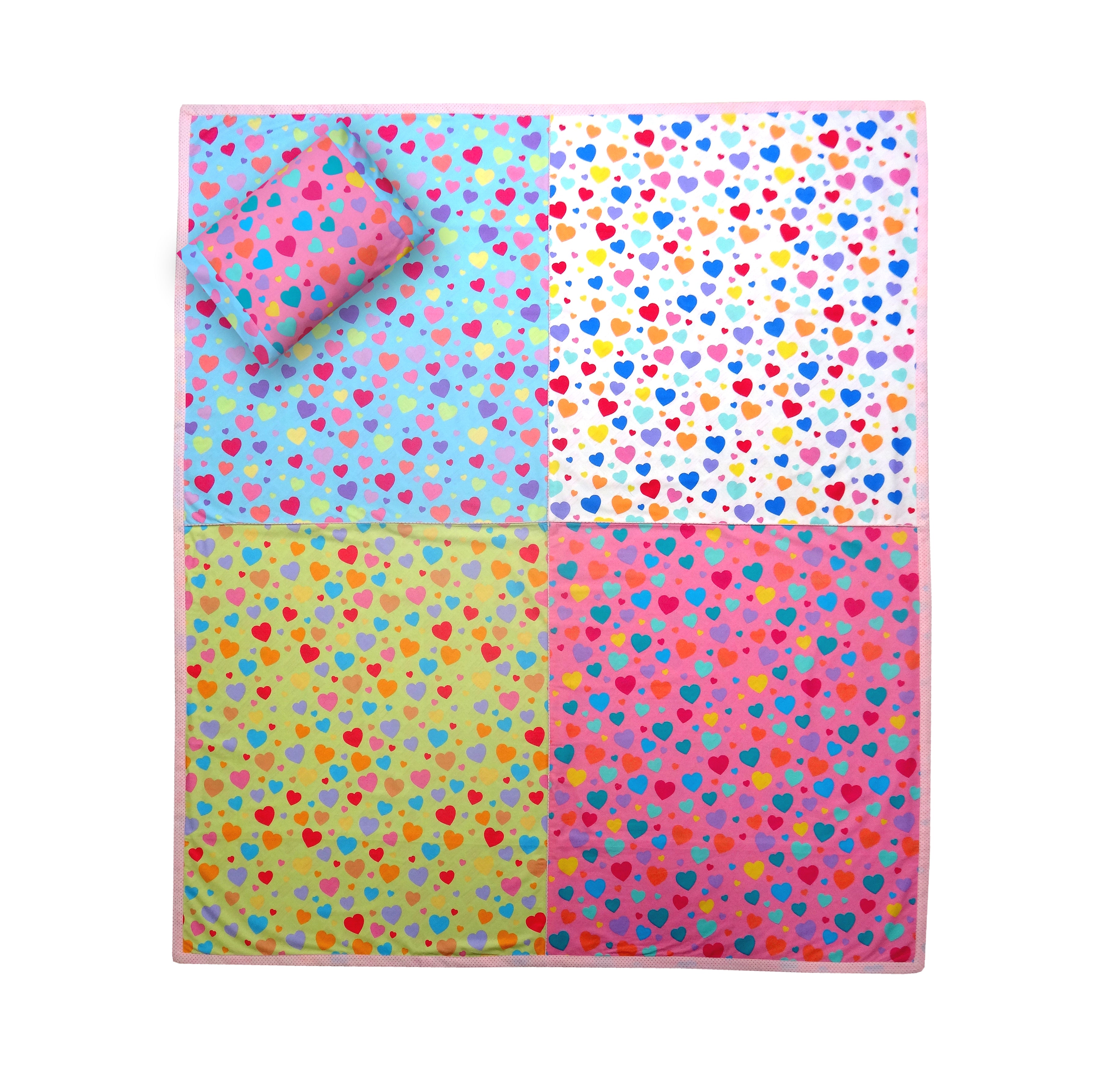 All hearts - Medium Dohar Set