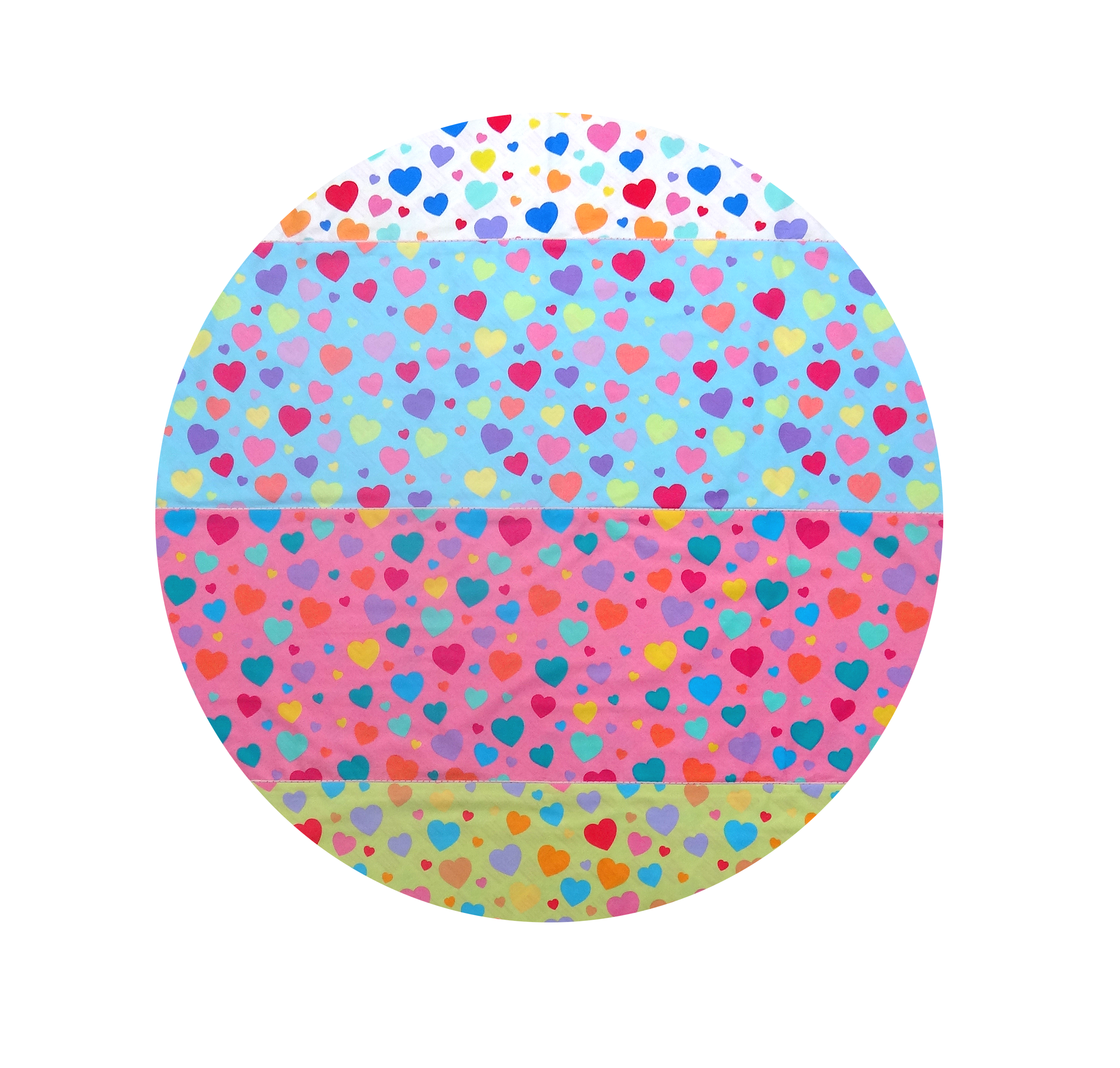 All hearts Design - Small Dohar Set