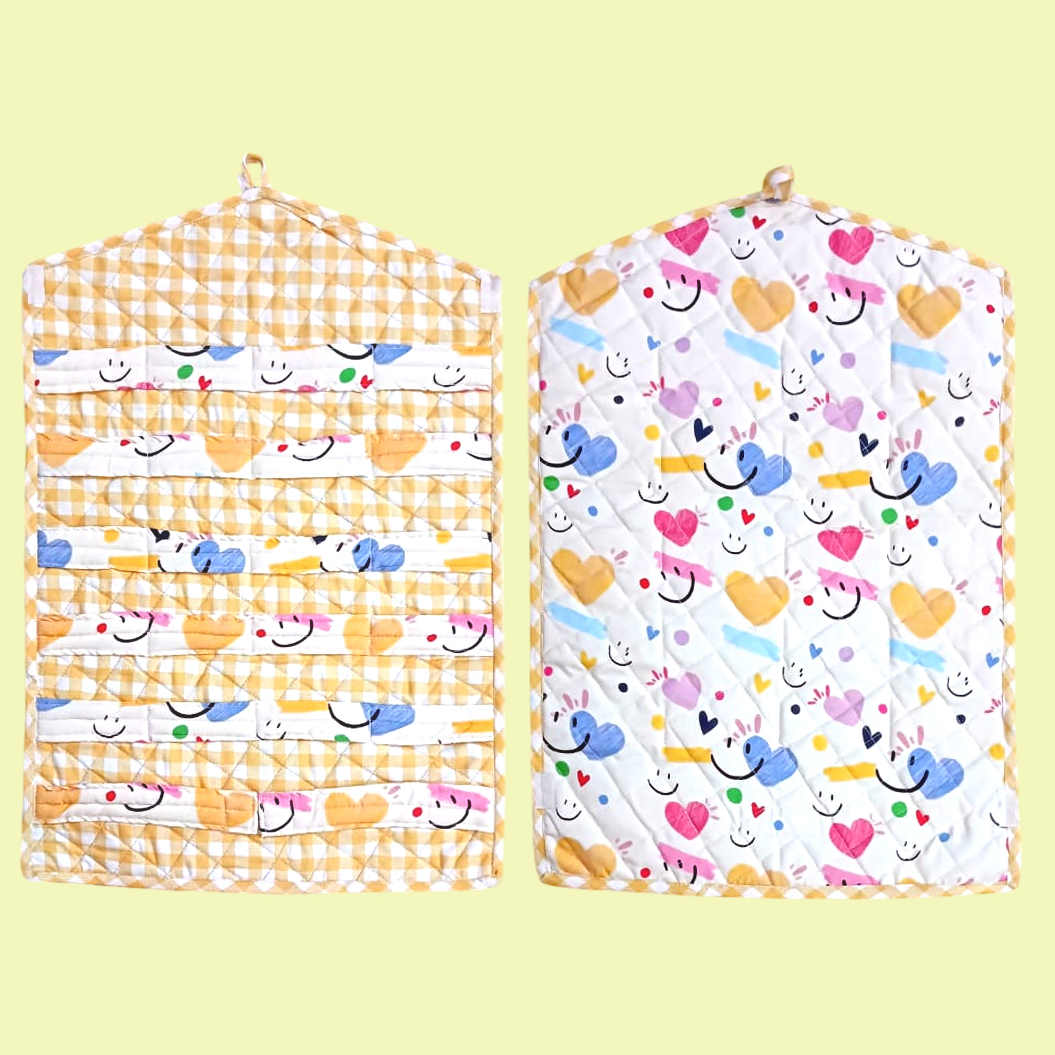 Smiley Heart  - Plain Clip Organiser