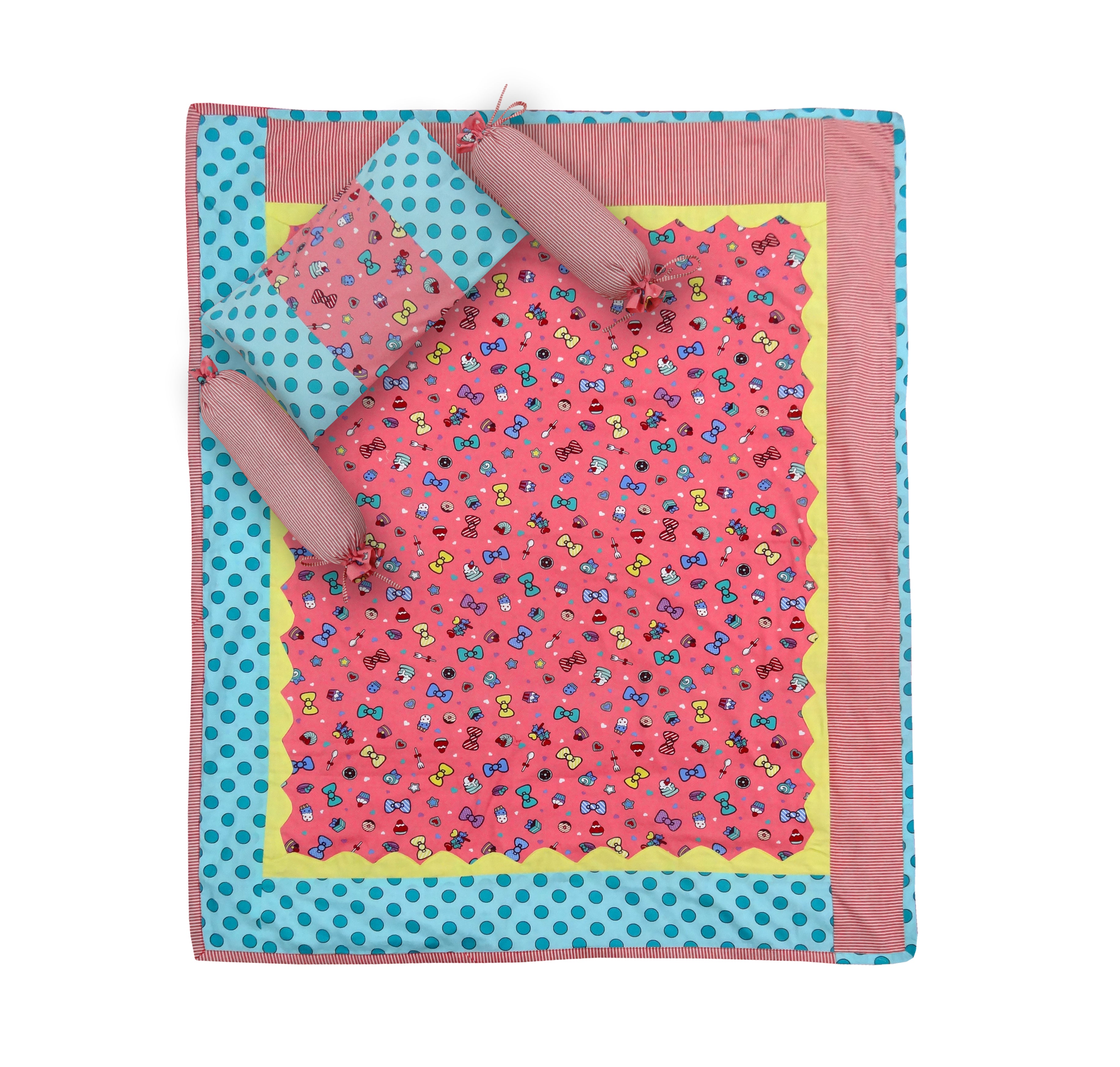 Bow and cupcake - Small Dohar Set