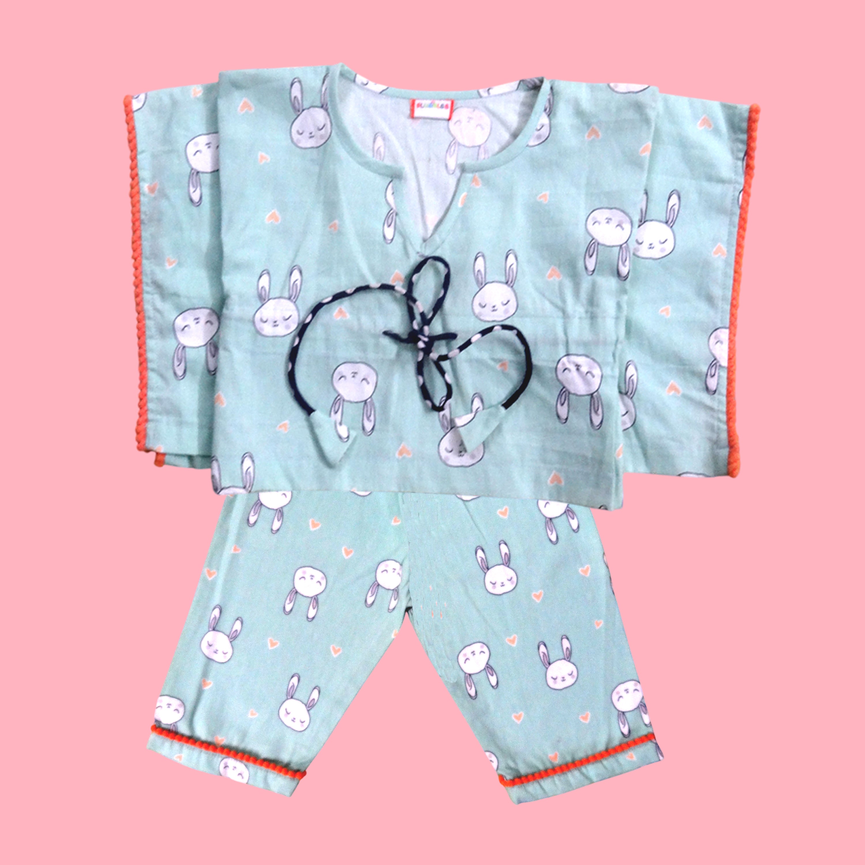 Rabbit Light Green Nightsuit