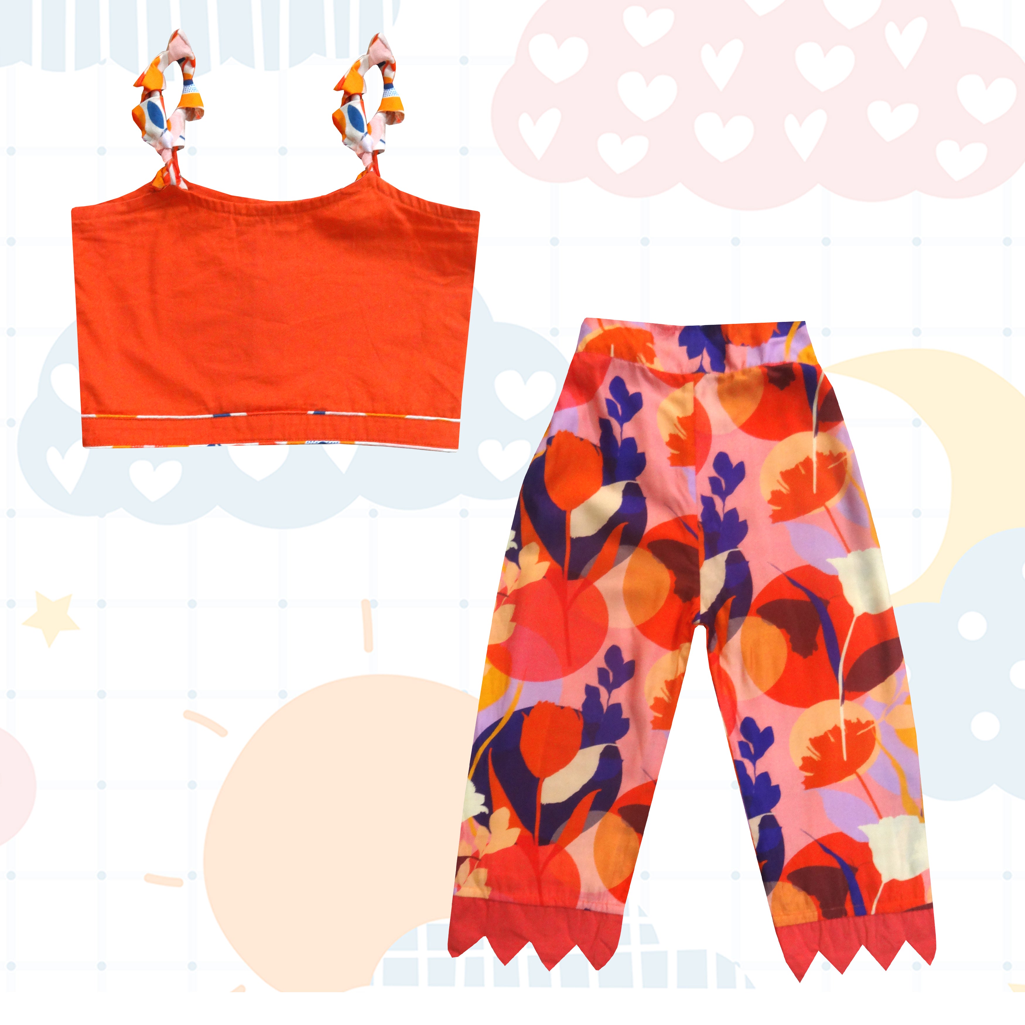 Bold Flower - Top & Pant