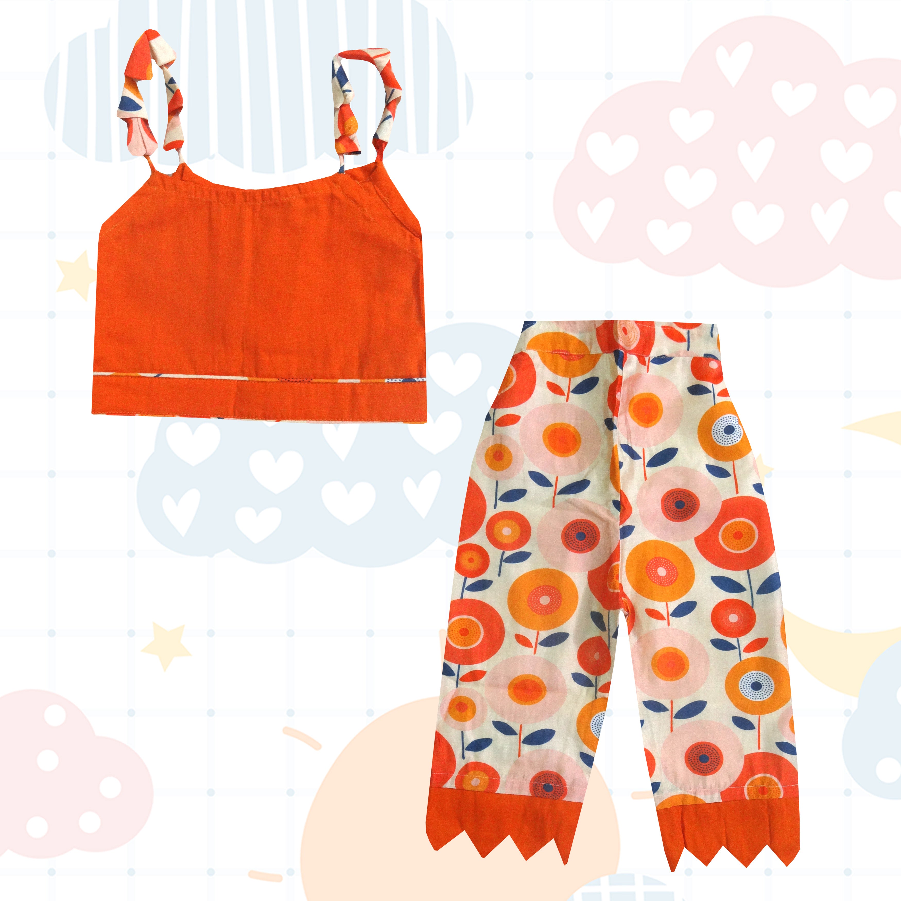 Floral Fusion - Top & Pant