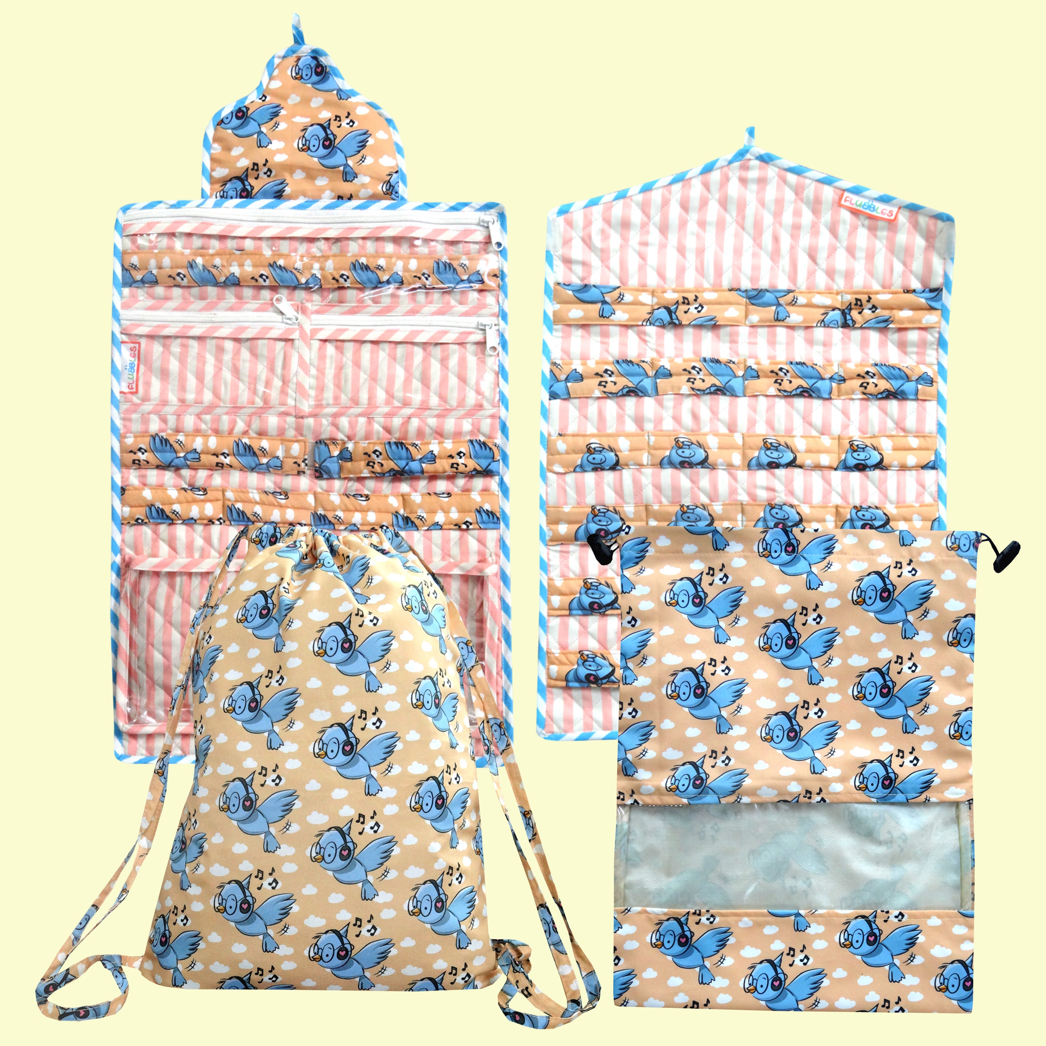 Bird Design Bag Set