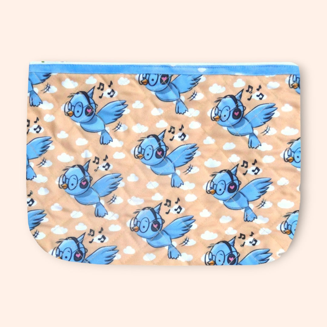 Blue Bird - Multipurpose Pouch Set of 2