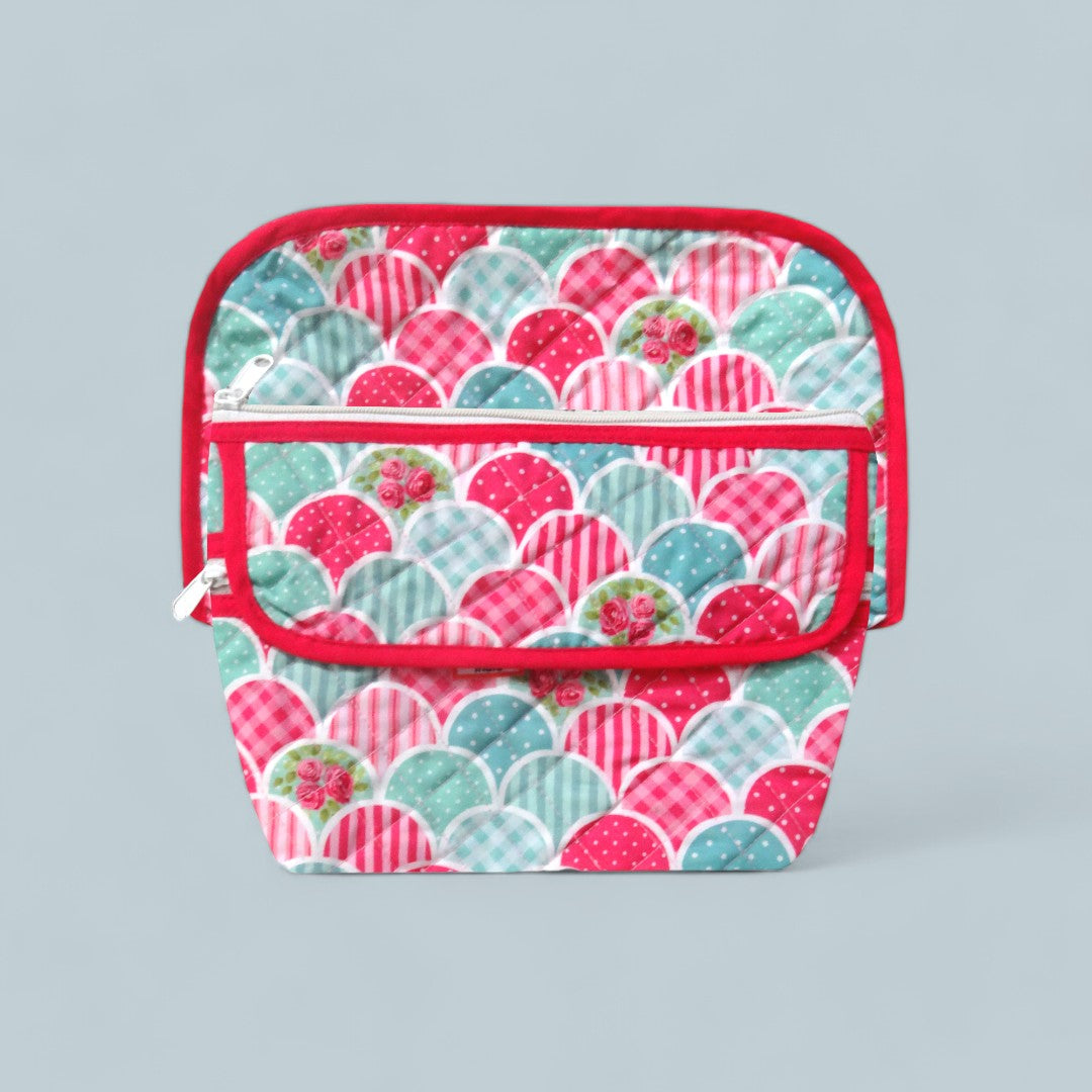 Checkered Pattern  - Multipurpose Pouch Set of 2
