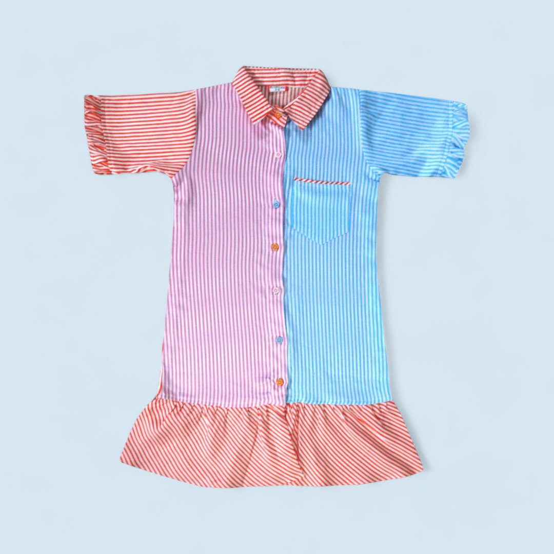 Multicolored Line - Frock