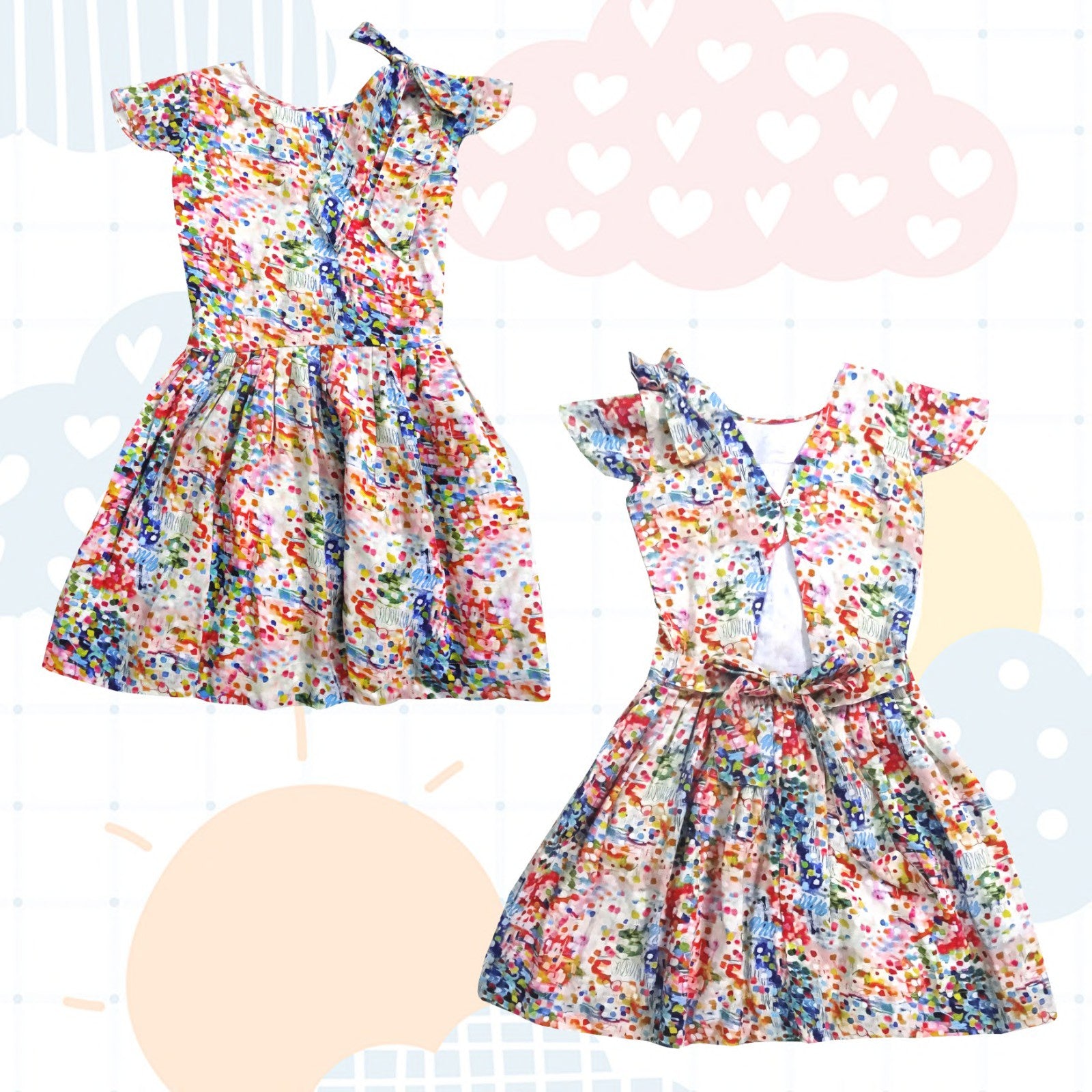 Colored Polka Dot - Frock