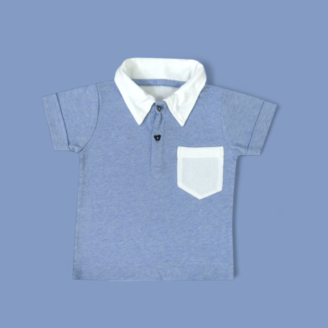 Plain Navy Blue - Soft Knit Polos