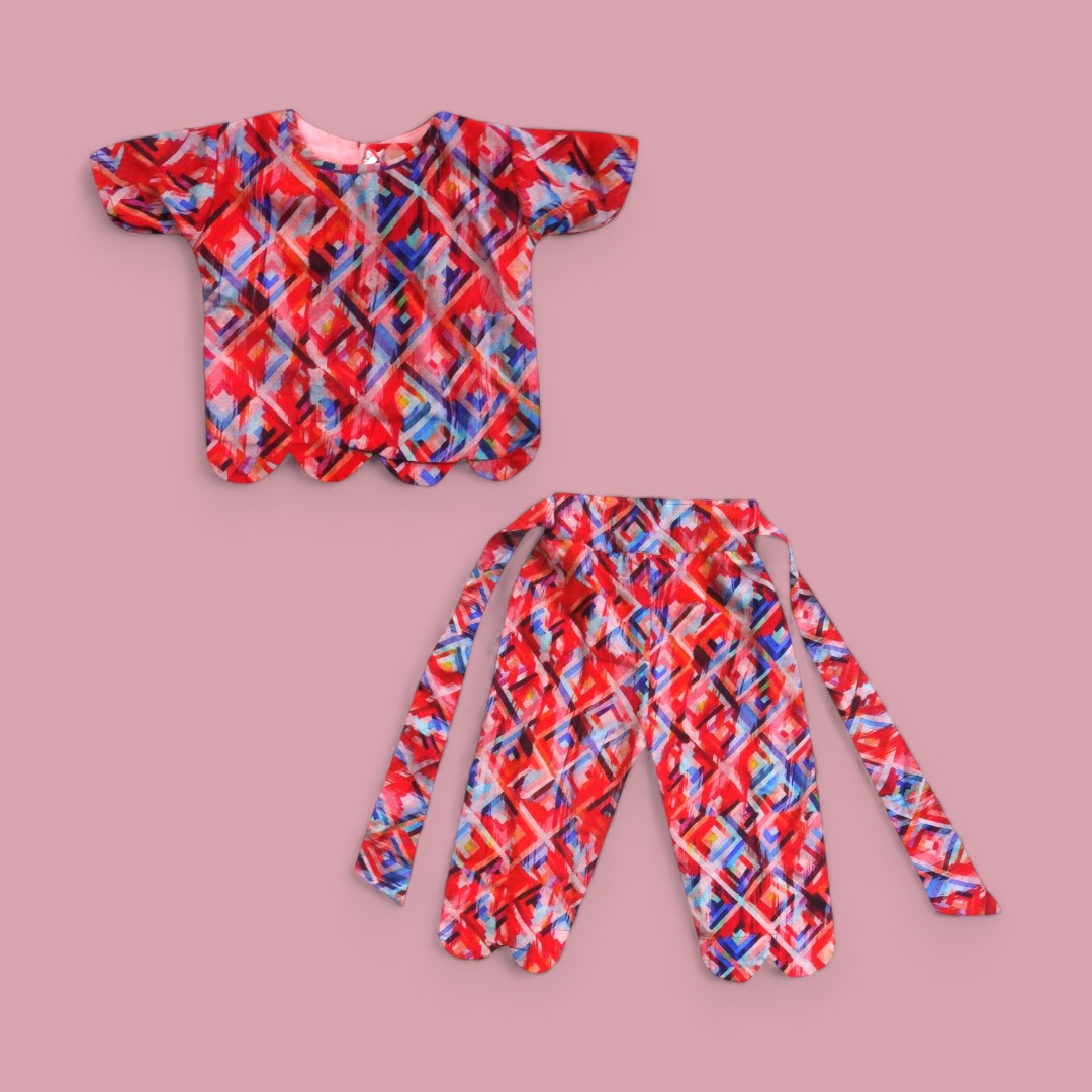 Kite Block Fire - Top & Pant