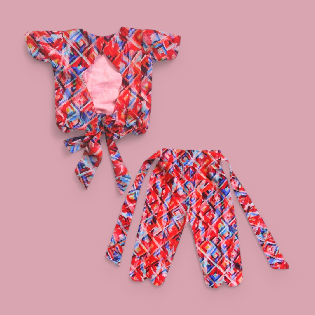 Kite Block Fire - Top & Pant