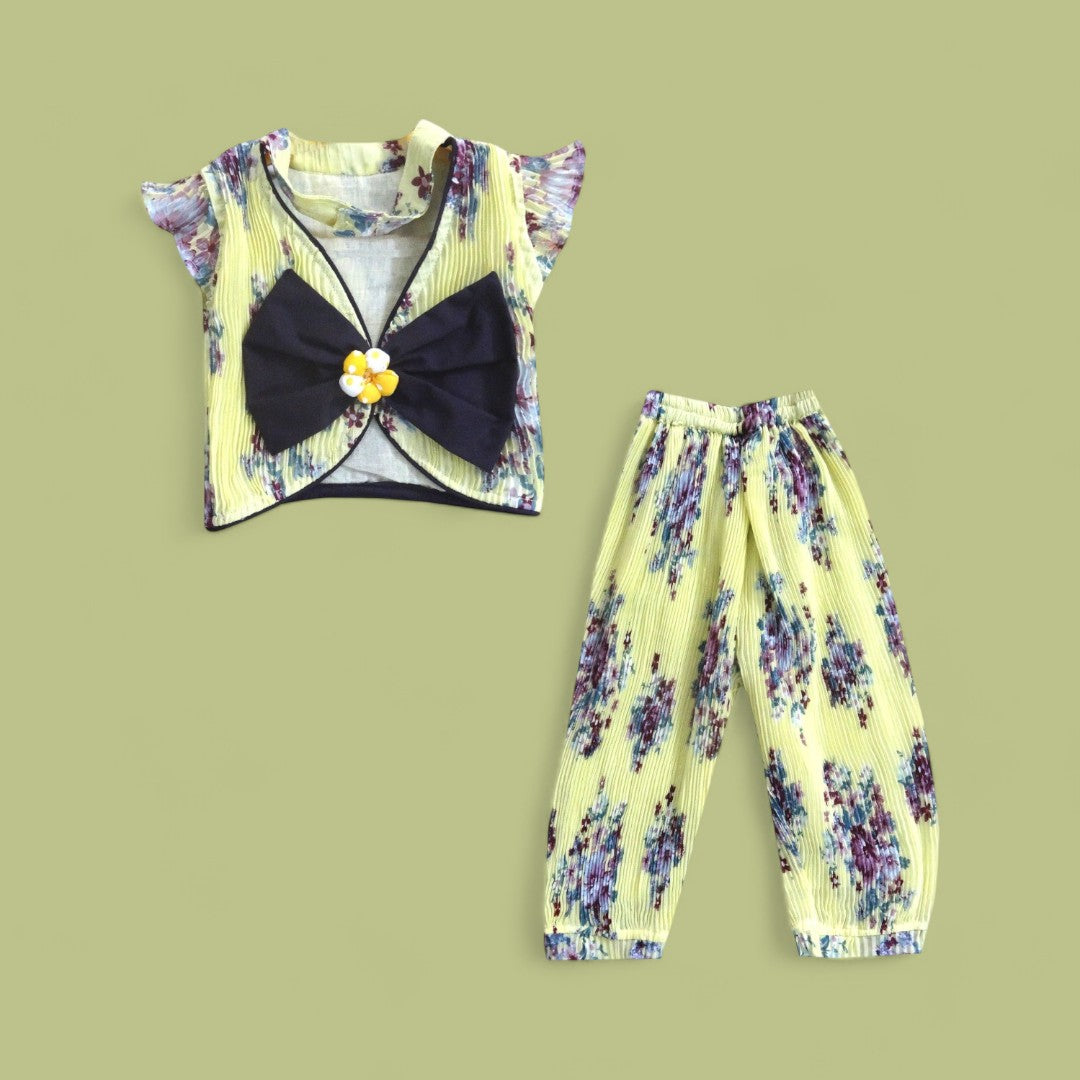 Floral Moss - Top & Pant