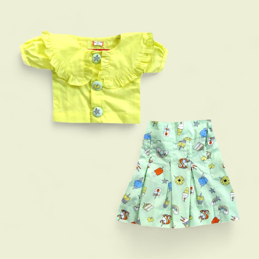 Magical Unicorn - Top & Skirt