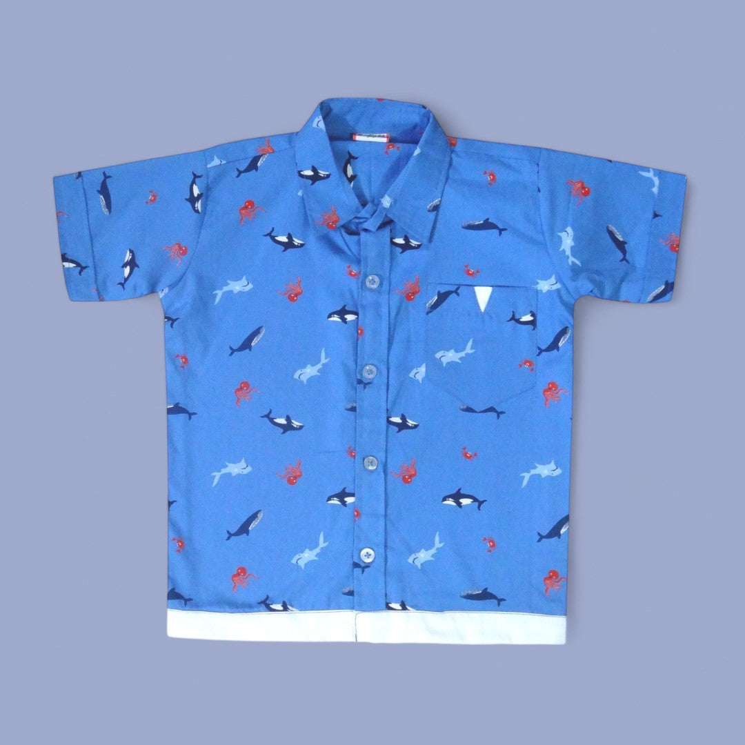 Marine Life - Cotton Shirt