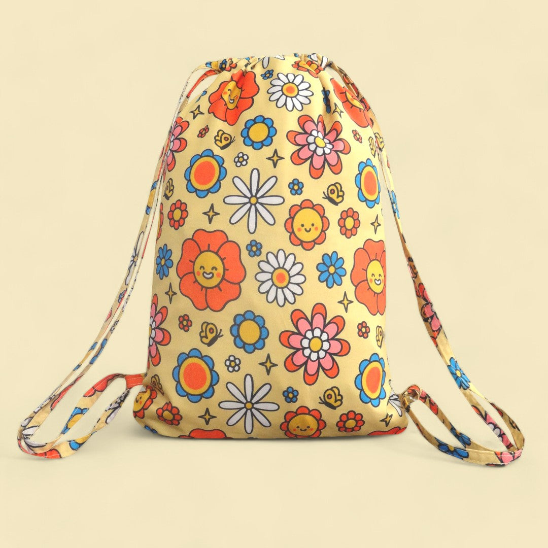 Flower Fantasy - Swimming Bag With Waterproof Lining