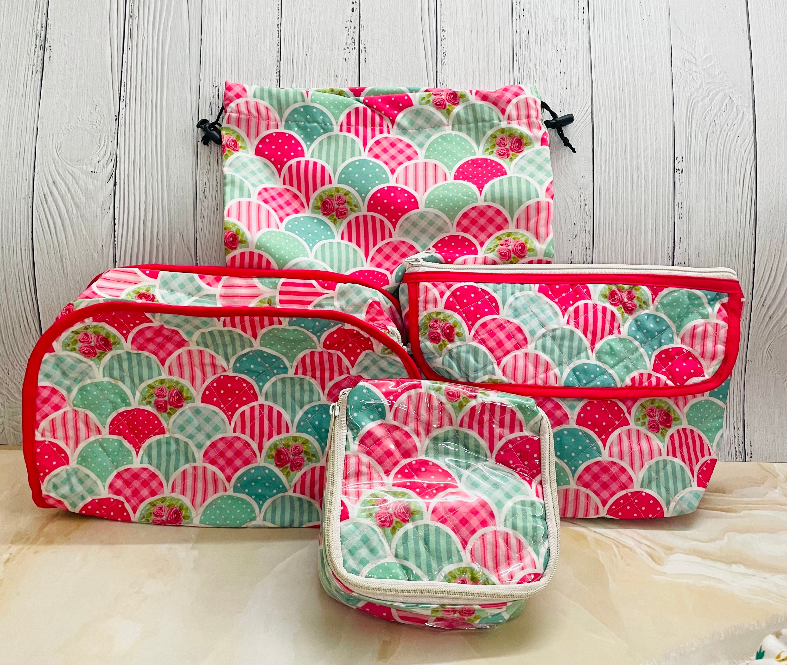 Checkered Design Bag Set