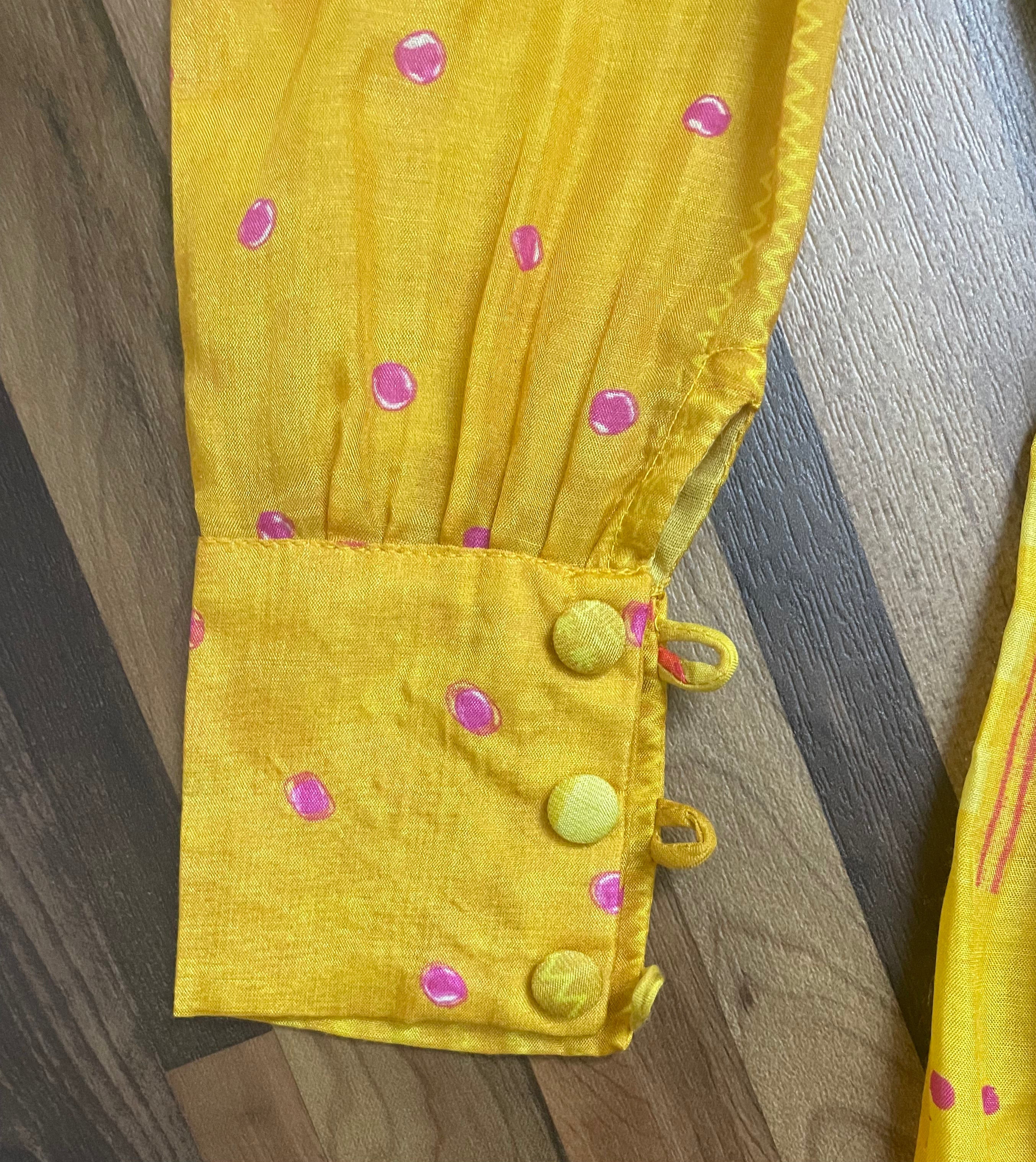 Sunshine elegance Muslin  jacket set