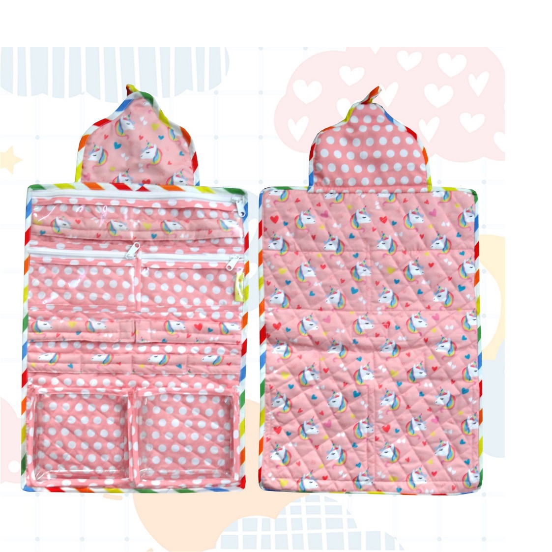 Unicorn Fun Plastic Clip Organiser