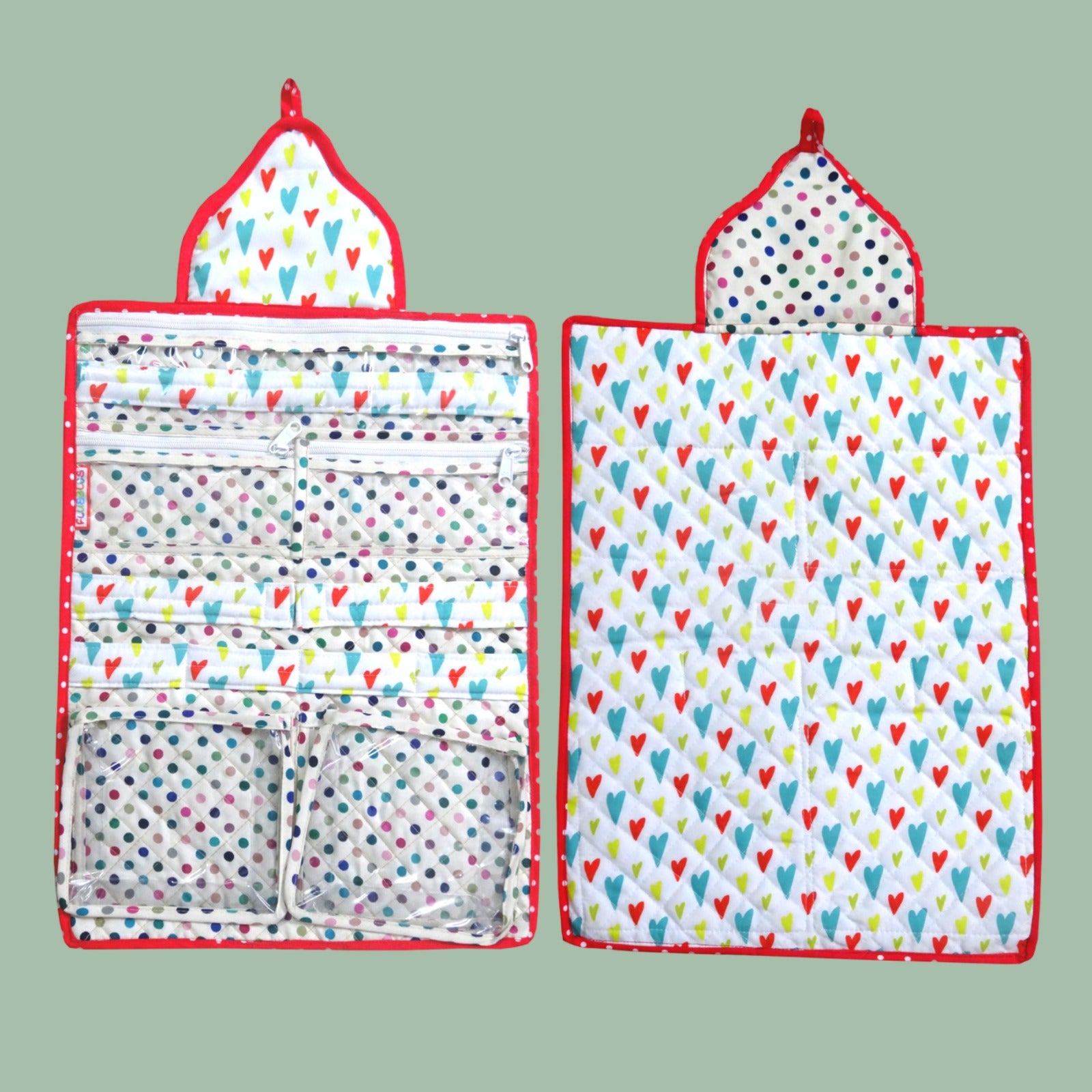 Heart Plastic Clip Organiser