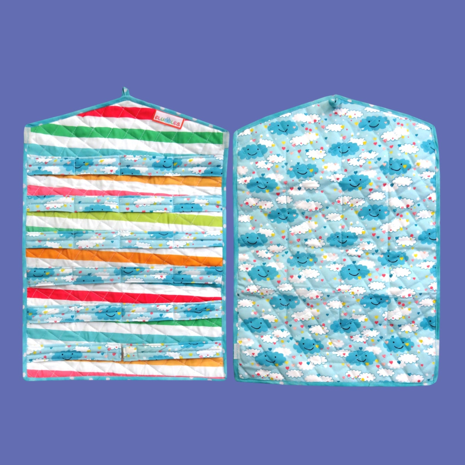 Smiley Cloud - Plain Clip Organiser